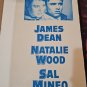 Vintage Original 1986 James Dean Rebel Without A Cause Movie Promo Poster Wood