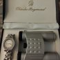 Charles Raymond Wrist Watch Silver Mens Gift Box Vintage binoculars Executive