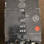 USED GE TYPE TEY 40A 40 AMP 3-POLE CIRCUIT BREAKER M-1070 E11592 14KA Trip HACR