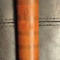 Striped Rustic Antique Vintage Heavy SOLID plain Wooden CANE walking stick 37.4