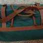 Vintage Ralph Lauren Polo Green Canvas Travel Bag Large Rolling Duffle wheels