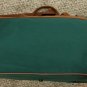 Vintage Ralph Lauren Polo Green Canvas Travel Bag Large Rolling Duffle wheels