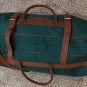 Vintage Ralph Lauren Polo Green Canvas Travel Bag Large Rolling Duffle wheels