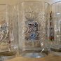 McDonald's Walt Disney World Mickey Mouse Set of 3 Glass Cups 2000 Studios Epcot