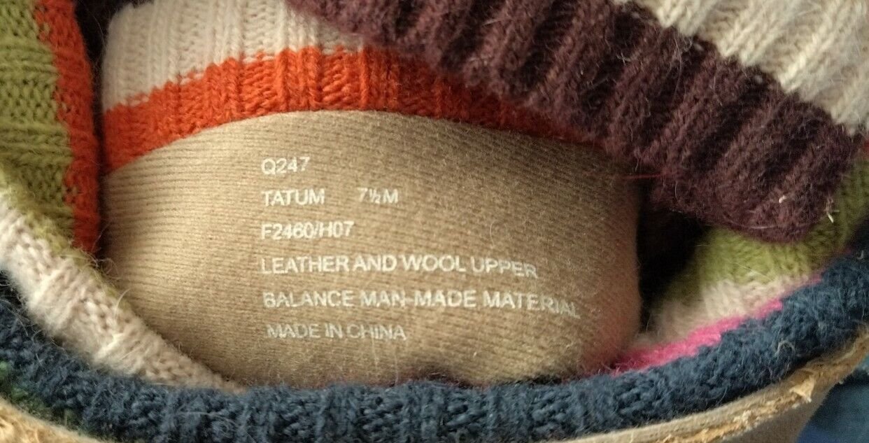 Vintage Coach Boots Tatum Tan Suede Leather 7 1/2 wool Sock Cuff Legacy Stripe