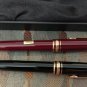 Vintage Germany 1995 Mont Blanc Meisterstuck M164 Ballpoint Black Burgundy Pens