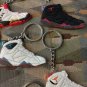 Nike Air Jordan Retro vintage Sneaker Keychain Lot of 16 Total collectable toys