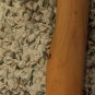 Thin natural light Wooden CANE slight curve top walking stick 35 7/8" unique