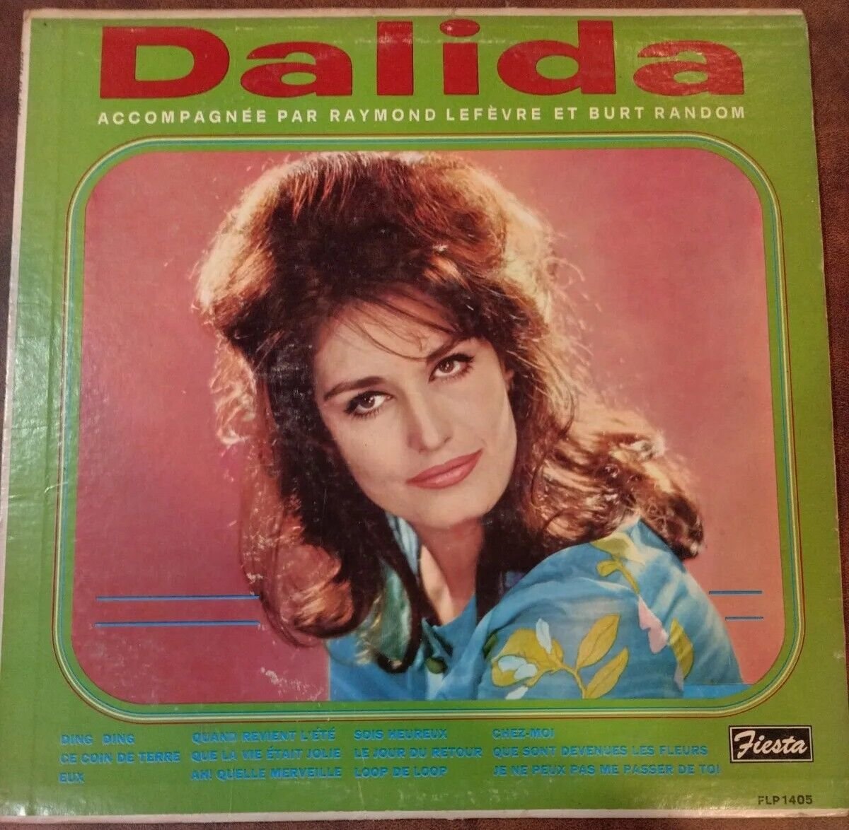 Nice NY FLP1405 DALIDA ACCOMPAGNEE PAR RAYMOND LEFEVRE et burt random VINYL LP