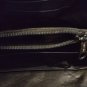 Perlina Purse Small Black Crossbody Leather Zip Small Pockets Detachable Strap