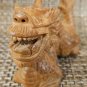Vintage hand carved wooden dragon rare chinese figure table statue ornament Fire