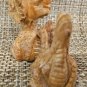 Vintage hand carved wooden dragon rare chinese figure table statue ornament Fire