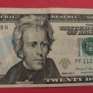$20 Dollar 2017 Bill Note Fancy 11291288 Serial Number 11/29/12   Birthday Error