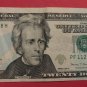 $20 Dollar 2017 Bill Note Fancy 11291288 Serial Number 11/29/12   Birthday Error