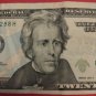 $20 Dollar 2017 Bill Note Fancy 11291288 Serial Number 11/29/12 Birthday Error