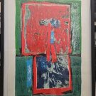 Dre Aerts Painting LA CRIMOSA Print Signed Authentic Acrylic Artwork 31/75 FRAME