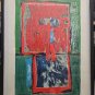Dre Aerts Painting LA CRIMOSA Print Signed Authentic Acrylic Artwork 31/75 FRAME