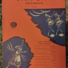 Vintage 1942 Offenbach Mozart Can Can No 3564 Stravinsky Piano Solo Sheet Music