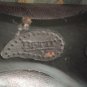 Born Black Leather Comfort Flats Ballet Size 7 1/2 Bow Tie Slip on women's grey