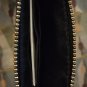 Coach F64848 Morgan Crossgrain Leather Clutch Wristlet Black Saddle Color Block