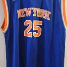 2016 DERRICK ROSE NY KNICKS ADIDAS #25 JERSEY Size XL White Orange Blue RARE NBA