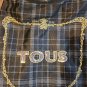 TOUS Handbag Jodie Collection Black Mesh Shoulder Tote Shopping Bag Diamonds