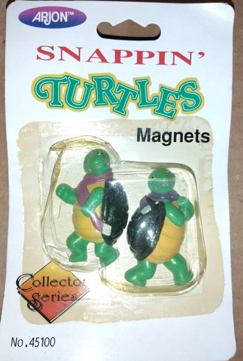 Sealed Arjon Snappin' Turtles Collector Series  Magnets No. 45100 Vintage USA