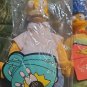 Lot of 8 The Simpsons Plush Dolls Complete Set Sealed Package 1990 Burger King