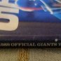 Authentic Otis Anderson signed autographed 1989 NY GIANTS Yearbook NFL Football
