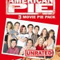 American Pie: 3 Movie Pack DVD 2005 3-Disc Set Unrated Widescreen ALL 3 MOVIES!