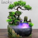 Resin Material Mini Fountain Simulation LED Light for Decoration