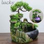 Resin Material Mini Fountain Simulation LED Light for Decoration