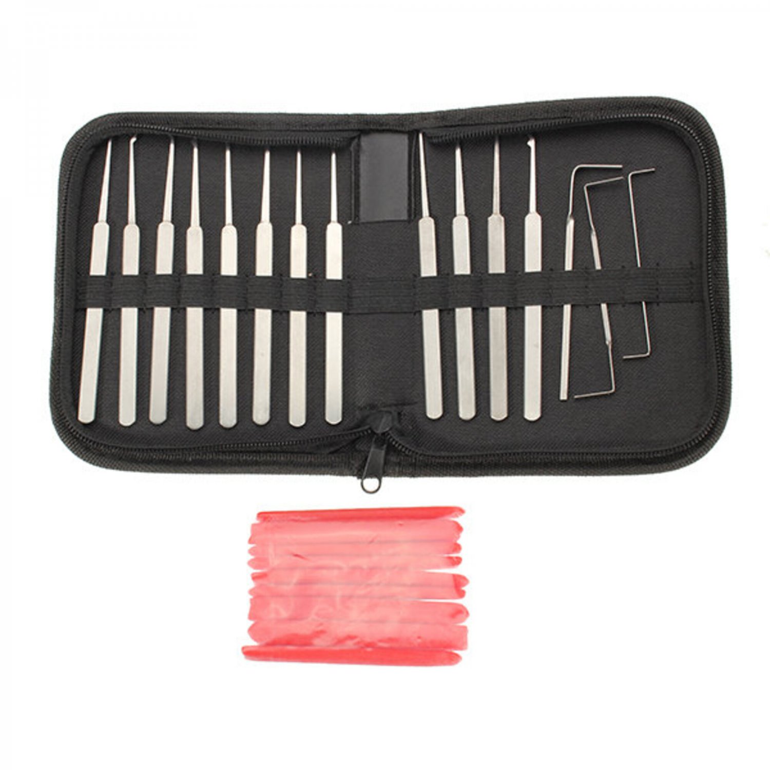DANIU 12Pcs Lock Picks Tools Set Lock Opener Locksmith Tools Various Transparent Locks