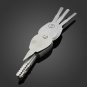 DANIU 20psc Foldable Car Lock Opener Double Sided Lock Pick Set Locksmith Tools
