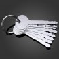 DANIU 7pcs Car Lock Opener Double Sided Lock Pick Set Locksmith Tools