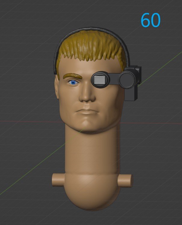 US Soldier 2 Unpainted Long Neck