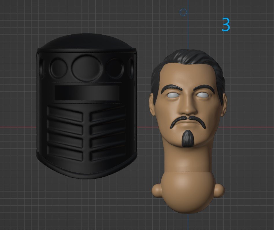 Baron with Helmet Unpainted