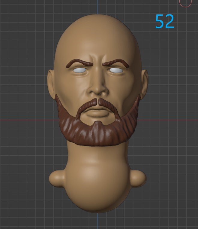 R Bull Unpainted Torso Specific