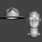 Drill Sargeant with Hat Unpainted