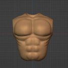 Medium Muscle torso Unpainted