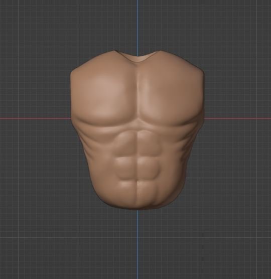 Small Muscle Torso Unpainted