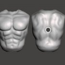 Road Kill Torso Unpainted Long Neck (Read Description)