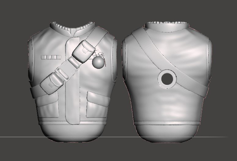 Flak Vest Torso Unpainted