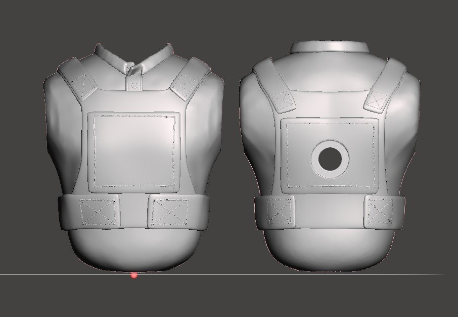 Body Armor Polo Torso Unpainted