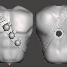 Ninja Commando Muscle Torso Unpainted