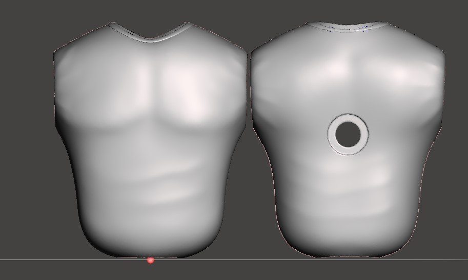 T Shirt Torso Unpainted