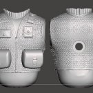 Tactical Vest Machine Gunner Torso Unpainted Tactical Vest Machine Gunner Torso Unpainted