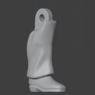 Unpainted Upgrade Head Guy Lower Leg Unpainted Upgrade Head Guy Lower Leg