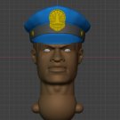 Officer Jackson Head Unpainted