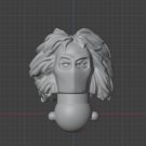 Super Ninja Head Unpainted